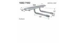 16682-71602 BBQ Burner - Outback