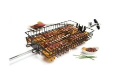 Grill Pro Deluxe Non-Stick Flat Spit Basket -Napoleon || Broil King || Big Green Egg Sales 24785203 1000x563 1
