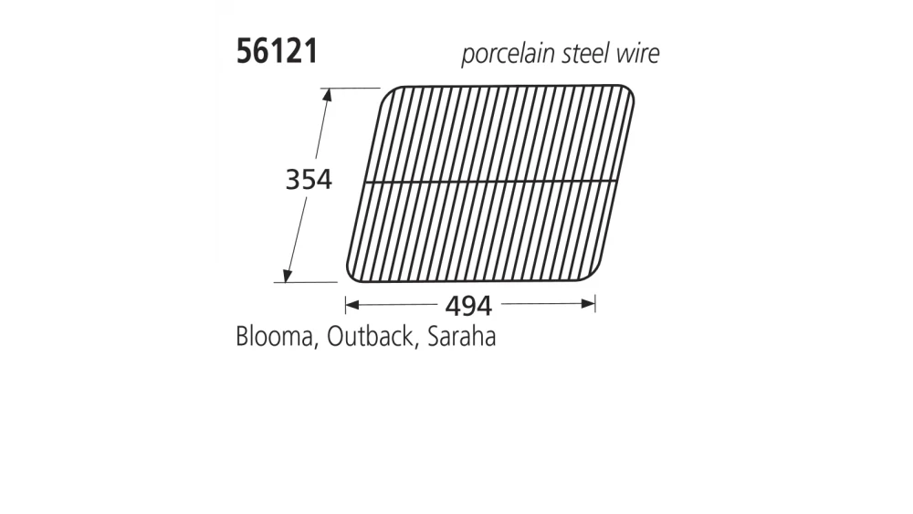 56121 BBQ Grill - Sahara/Outback/Blooma 3 56121 BBQ Grill - Sahara/Outback/Blooma