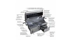 Sunstone 42" Gas Hybrid Dual Zone Built In BBQ -Napoleon || Broil King || Big Green Egg Sales EMCHDZ42 9 1000x563 1
