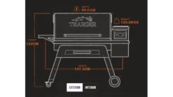 Traeger - Timberline D2 1300 Pellet BBQ - Free Cover 24 Traeger - Timberline D2 1300 Pellet BBQ - Free Cover -Napoleon || Broil King || Big Green Egg Sales Exterior20Dimensions 1000x563 1