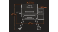 Traeger - Timberline D2 850 Pellet BBQ - Free Cover -Napoleon || Broil King || Big Green Egg Sales Exterior20Dims 1000x563 1
