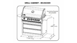 Napoleon Oasis 300 - PRO665 - Island Gas BBQ - Free Rotisserie And Cover -Napoleon || Broil King || Big Green Egg Sales IM UGC66520grill20cabinet 1000x563 1