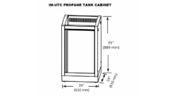 Napoleon Oasis 400 - PRO825 - Island Gas BBQ - Free Rotisserie -Napoleon || Broil King || Big Green Egg Sales IM UTC20PROPANE20TANK20CABINET 1000x563 1