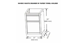 Napoleon Oasis 400 - PRO825 - Island Gas BBQ - Free Rotisserie -Napoleon || Broil King || Big Green Egg Sales IM WDC20WASTE20DRAWER20W20PAPER20TOWEL20HOLDER 1000x563 1