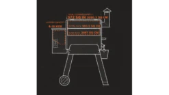 Traeger - Pro 22 Pellet BBQ - Free Cover & Folding Front Shelf 12 Traeger - Pro 22 Pellet BBQ - Free Cover & Folding Front Shelf -Napoleon || Broil King || Big Green Egg Sales Interior20Dimensions 1000x563 2