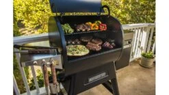 Traeger - Ironwood D2 650 Pellet BBQ - Free Cover And Front Folding Shelf -Napoleon || Broil King || Big Green Egg Sales Irnwd20650 food close 1000x563 1