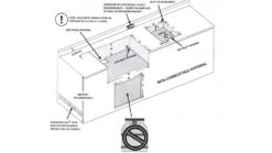 Napoleon BILEX605RBIPSS-CE Built In Gas BBQ -Napoleon || Broil King || Big Green Egg Sales LEX48520Built20in20install20dimensions 1000x563 2