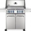 Napoleon Prestige P500RSIBNSS-3-CE Natural Gas BBQ - Free Rotisserie And Cover -Napoleon || Broil King || Big Green Egg Sales P500 Front Lights on 1000x563 1