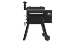 Traeger - Pro D2 575 Pellet BBQ - Free Cover & Folding Front Shelf -Napoleon || Broil King || Big Green Egg Sales P57520Blck Front 1000x563 1