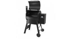 Traeger - Pro D2 575 Pellet BBQ - Free Cover & Folding Front Shelf -Napoleon || Broil King || Big Green Egg Sales P57520Blck LidOpen 1000x563 1