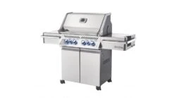 Napoleon Prestige PRO500RSIBPSS-3-GB Gas BBQ - Free Rotisserie And Cover -Napoleon || Broil King || Big Green Egg Sales PRO500 1 RSIB Angle Closed Lights On napoleon 1000x563 1