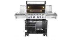 Napoleon Prestige PRO500RSIBNSS-3-GB Natural Gas BBQ - Free Rotisserie And Cover -Napoleon || Broil King || Big Green Egg Sales PRO500 1 RSIB Straight Open Lights On napoleon 1000x563 2