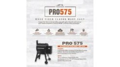 Traeger - Pro D2 575 Pellet BBQ - Free Cover & Folding Front Shelf -Napoleon || Broil King || Big Green Egg Sales Pro575 capture 1000x563 1