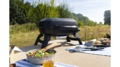 Napoleon TravelQ 240 Portable Gas BBQ -Napoleon || Broil King || Big Green Egg Sales TQ240BK Lifestyle2 1000x563 1