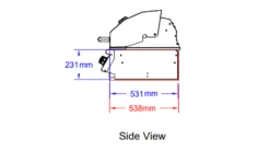 Bull Angus Built In LPG Gas BBQ -Napoleon || Broil King || Big Green Egg Sales bull angus side view 1000x563 1
