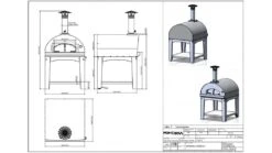 Fontana - Marinara Wood Pizza Oven With Trolley - Anthracite -Napoleon || Broil King || Big Green Egg Sales marinara20trolley20wood20anthracite202 1000x563 1