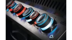 Napoleon Prestige P500RSIBPSS-3 Gas BBQ - Free Rotisserie And Cover -Napoleon || Broil King || Big Green Egg Sales prestige lights blue red 1000x563 2