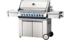 Napoleon Prestige PRO665RSIBNSS-3-GB Natural Gas BBQ - Free Rotisserie And Cover -Napoleon || Broil King || Big Green Egg Sales pro 665 angled lights on 1000x563 1