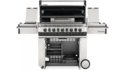 Napoleon Prestige PRO665RSIBNSS-3-GB Natural Gas BBQ - Free Rotisserie And Cover -Napoleon || Broil King || Big Green Egg Sales pro 665 front open 1000x563 1