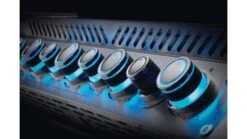 Napoleon Prestige PRO500RSIBNSS-3-GB Natural Gas BBQ - Free Rotisserie And Cover -Napoleon || Broil King || Big Green Egg Sales pro 665 lights blue 1000x563 10