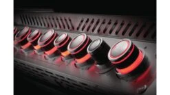 Napoleon Prestige PRO500RSIBNSS-3-GB Natural Gas BBQ - Free Rotisserie And Cover -Napoleon || Broil King || Big Green Egg Sales pro 665 lights red 1000x563 10