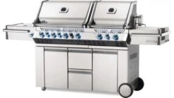 Napoleon Prestige PRO825RSBIPSS-3-GB Gas BBQ - Free Rotisserie And Cover -Napoleon || Broil King || Big Green Egg Sales pro 825 angled lights on 1000x563 1