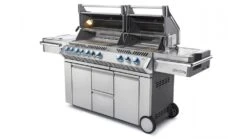 Napoleon Prestige PRO825RSBIPSS-3-GB Gas BBQ - Free Rotisserie And Cover -Napoleon || Broil King || Big Green Egg Sales pro825 angle open lights napoleon grills 1000x563 1