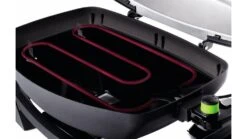 Napoleon TravelQ PRO285 Electric BBQ -Napoleon || Broil King || Big Green Egg Sales travel q e open turned on 1000x563 1