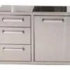 Whistler Grills Stainless Steel Triple Drawer And Waste Combo